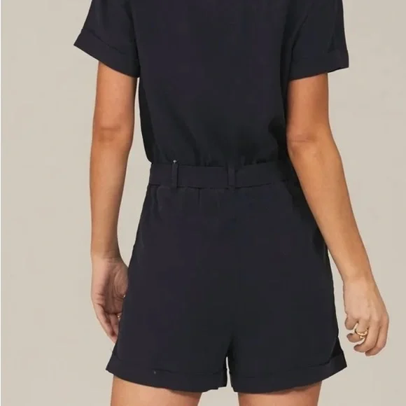 Bella Dahl black short romper - Picture 2 of 2